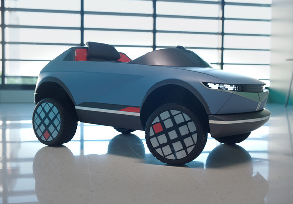 EV 콘셉트카 '45' 디자인 활용한 어린이 전동차 제작
