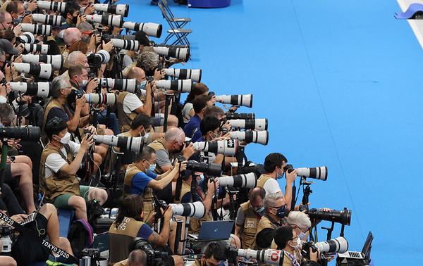 캐논, 올림픽 기간 동안 사진기자들이 사용한 카메라 중 약 55%의 점유율 기록
