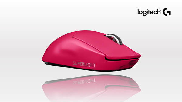로지텍 G의 초경량 무선 게이밍 마우스 ‘PRO X SUPERLIGHT 핑크’